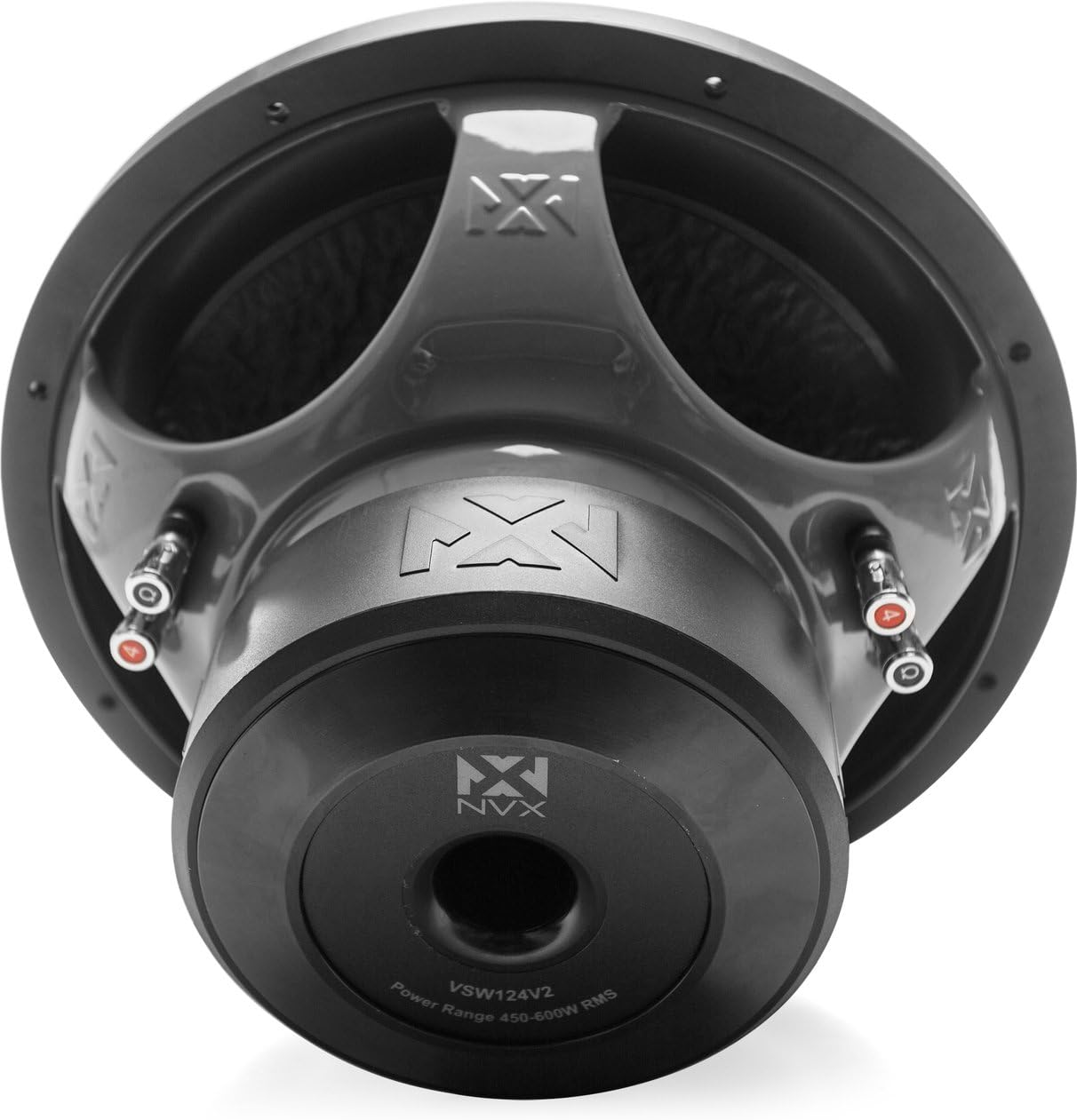 NVX VSW104V2 10 500 watt RMS 1000 watt Peak Professional Grade VS-Series Dual 4-ohm Car Subwoofer