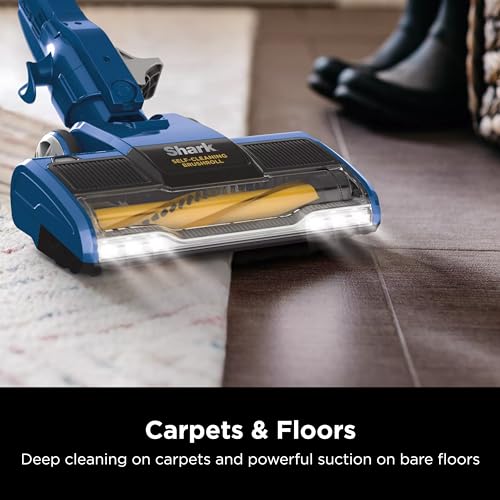 Shark HV322 Rocket Deluxe Pro Corded Stick Vacuum with LED Headlights, XL Dust Cup, Lightweight, Perfect for Pet Hair Pickup