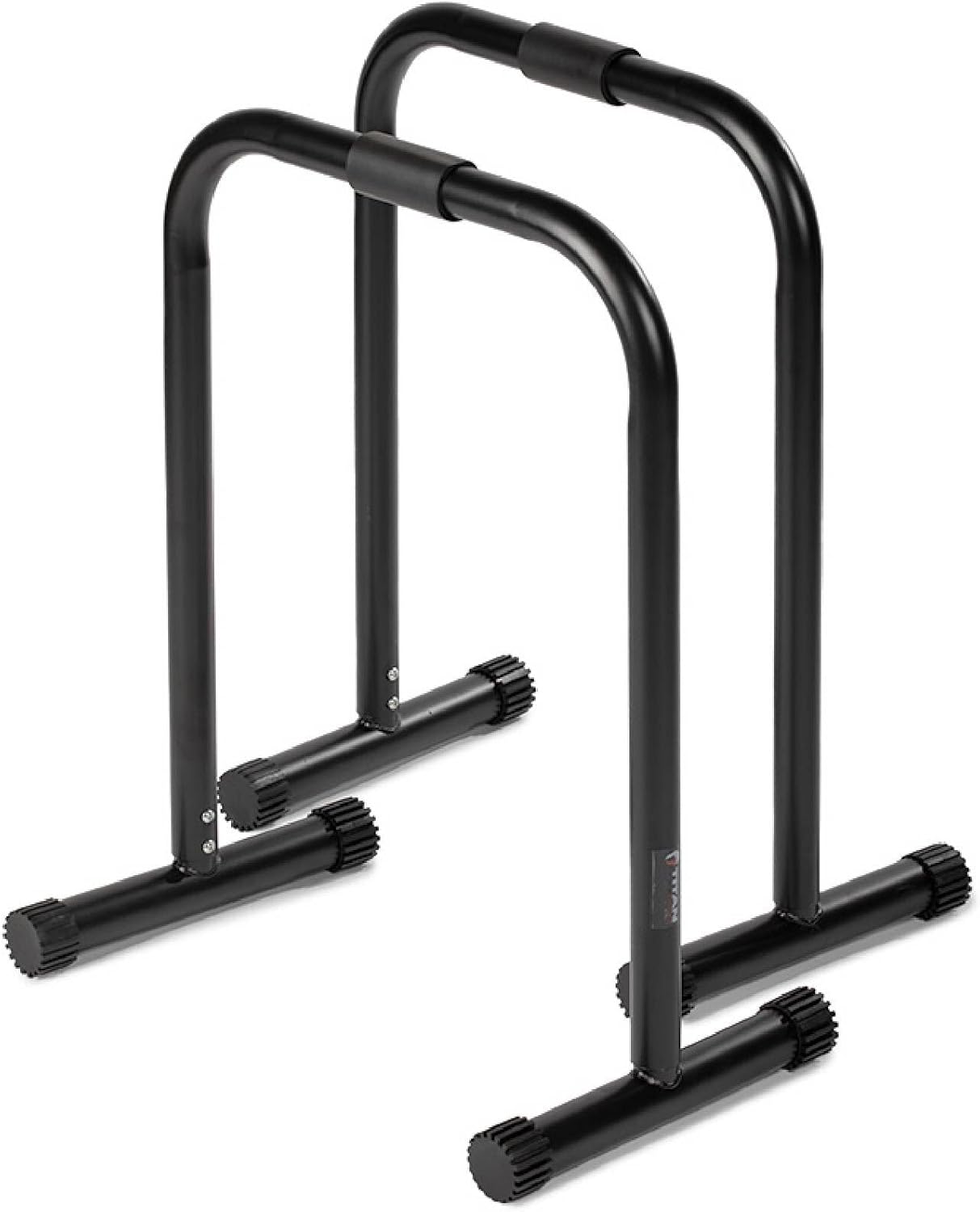 Titan Fitness Dip Bars, Freestanding Paralettes, Adjustable Height Dip Station, Heavy Duty Parallel Bars for Home