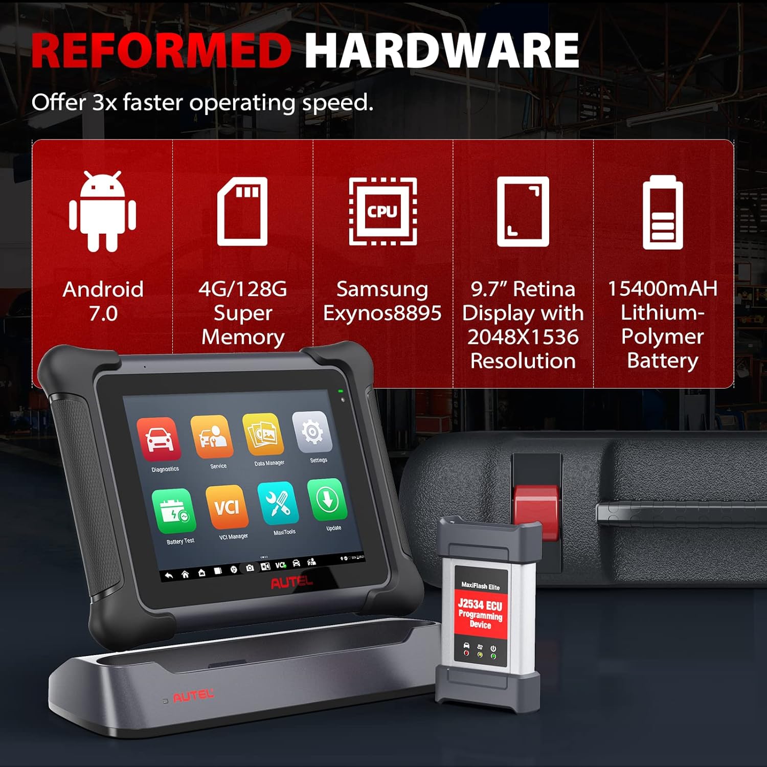 Autel Scanner MaxiSYS Elite II, 2022 New Model of Autel Maxisys Elite / MK908P / MS908SP Diagnostic Scan Tool with J2534 ECU Programming & Coding