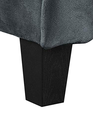 Lifestyle Solutions Harrington Loveseat, Black