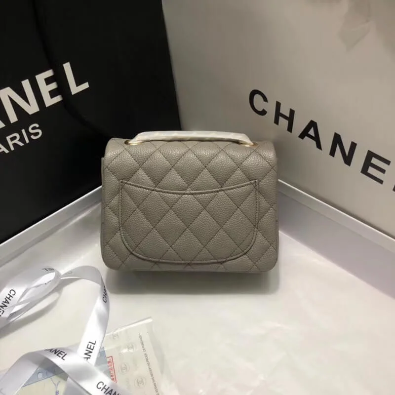 Chanel Caviar Leathe 17Cm Class-Flap Bag 1115