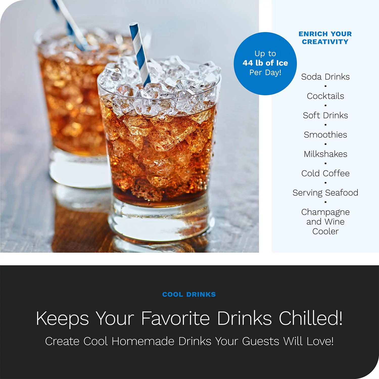 hOmeLabs Countertop Nugget Ice Maker - Stainless Steel with Touch Screen - Portable and Compact - Chewable Nugget Ice Machine