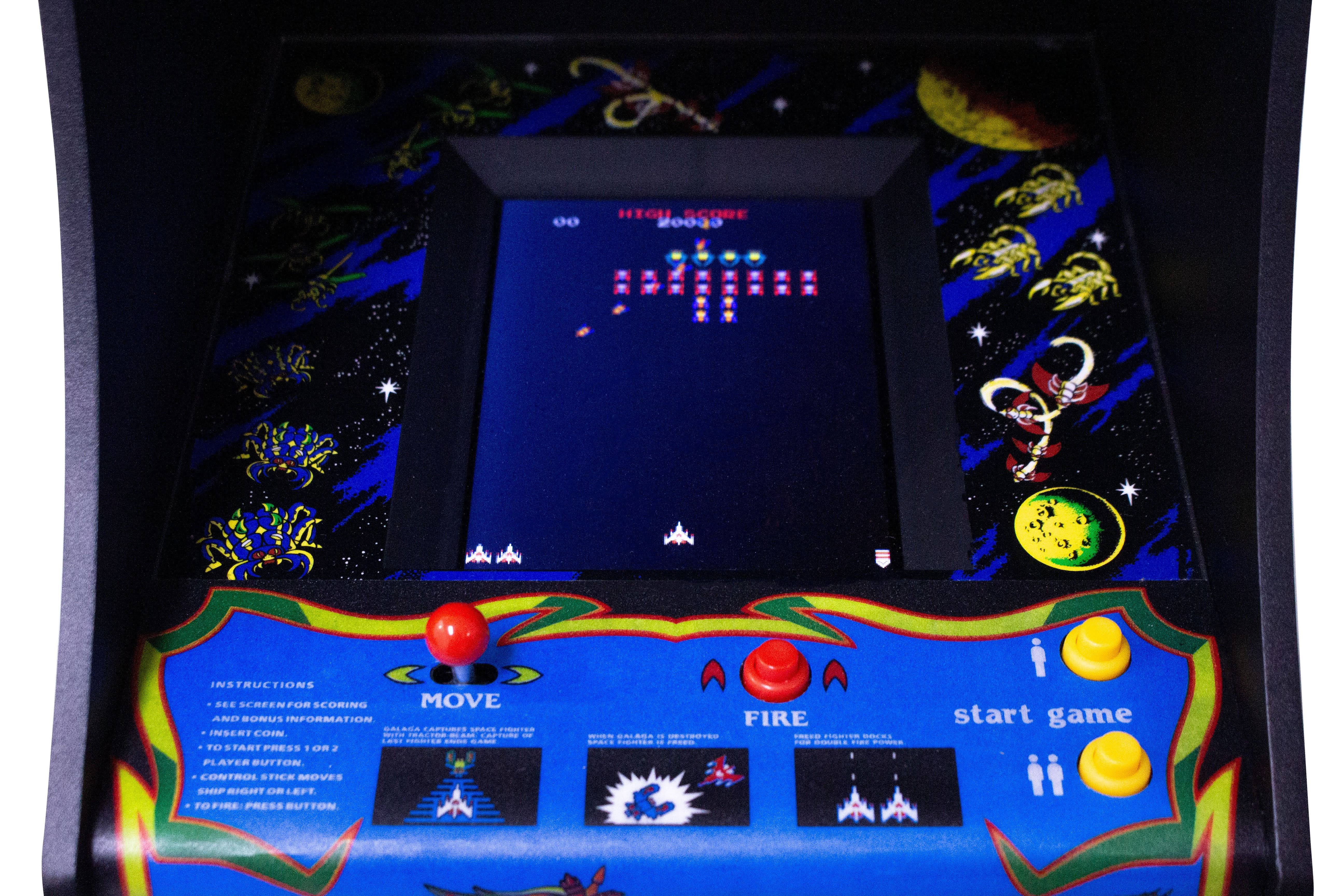 Official Galaga Quarter Size Arcade Cabinet