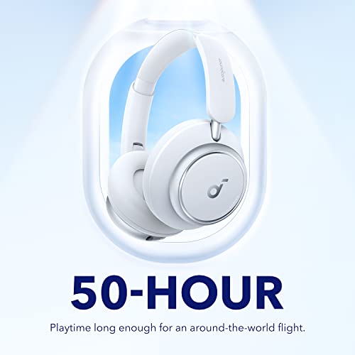 Soundcore by Anker Space Q45 Adaptive Active Noise Cancelling Headphones, Reduce Noise by Up to 98%, 50H Playtime, App Control