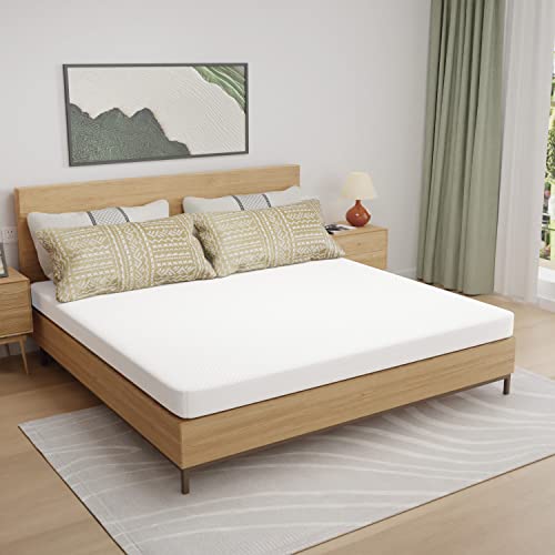 PayLessHere 5 Inch Memory Foam Mattress/Cooling Gel Bamboo Charcoal Infused Mattress/Medium Firm Mattresses/CertiPUR-US