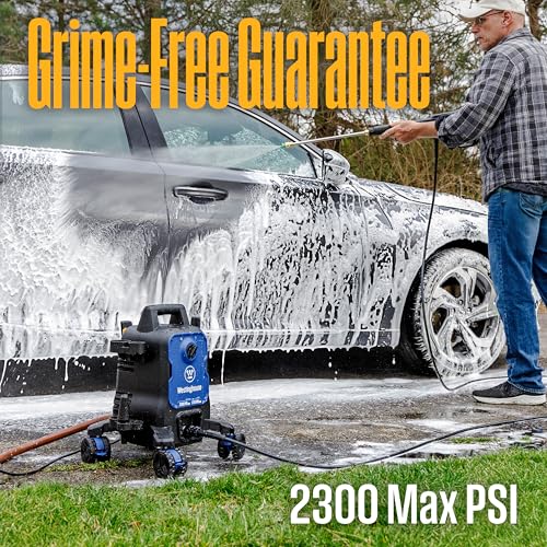 Westinghouse ePX3050 Electric Pressure Washer, 2100 Max PSI 1.76 Max GPM with Foam Cannon, for Cars/Fences/Driveways/Home/Patios