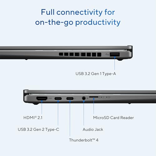 ASUS Vivobook 16 Flip Laptop, Copilot+ PC, 16” OLED 3K 120Hz Touch Display, Intel® Core™ Ultra 7 256V, Intel® Arc™ Graphics, 16GB Memory, 512GB SSD