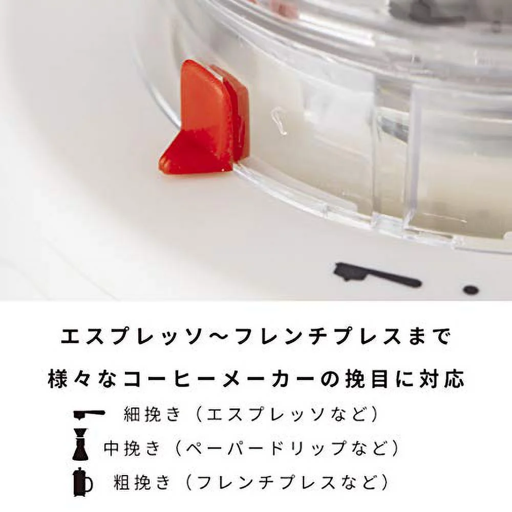 BODUM BODUM BODUM coffee mill electric mill BISTRO BISTRO electric coffee grinder white conical blade uneven grinding prevention static electricity