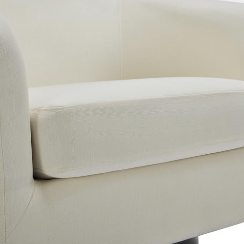 UIXE 360° Swivel Barrel Accent Chair Upholstered Armchair