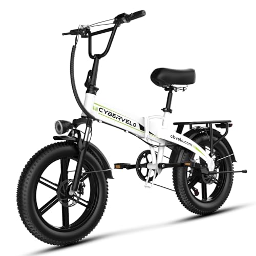 DriftGod Folding Electric Bike for Adults &ndash; 1000W Motor, 20"x3" Fat Tire, 48V Removable Battery, All-Terrain E-Bike with 7-Speed