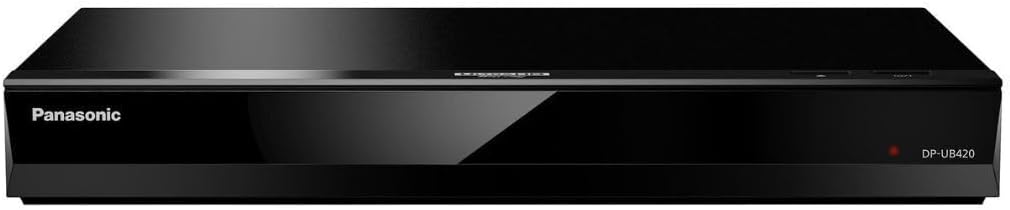 Panasonic DP-UB420-K Streaming 4K Blu-ray Player with Hi-Res Audio (Black, Renewed)