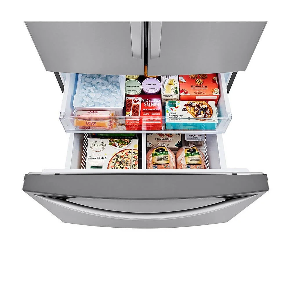 36 Inch Smart Freestanding French Door Refrigerator with 29 cu. ft.