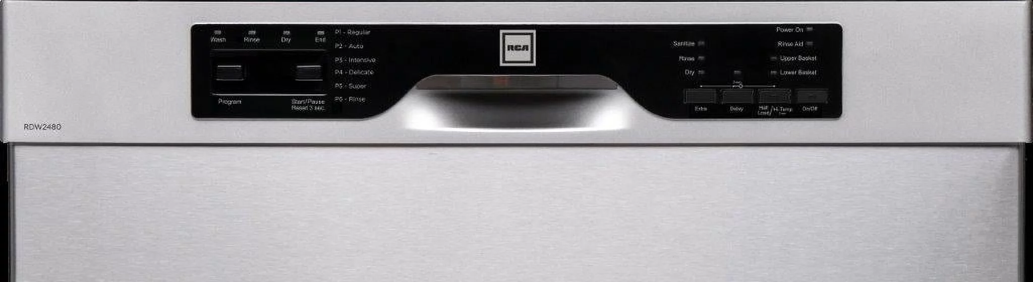 RCA 24" Built-In Dishwasher, Stainless Steel, RDW2480