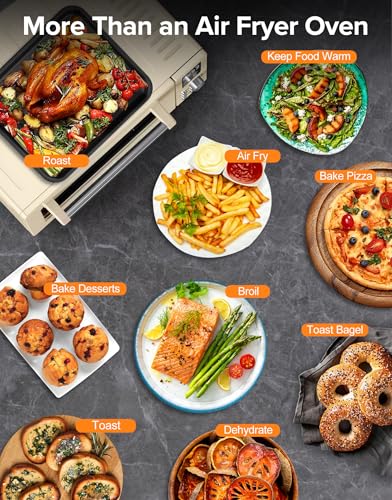Nuwave Bravo Pro Smart 21QT Toaster Oven Air Fryer Combo, Convection Oven Countertop, 10 functions all in 1, with even & quick crisp technology
