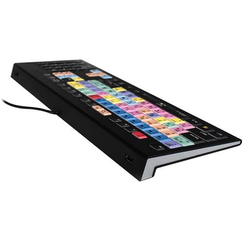 LogicKeyboard Adobe Premiere Pro CC Astra Backlit Windows Keyboard Interface USB, Application, Desktop Keys Editing, Scissor, 10
