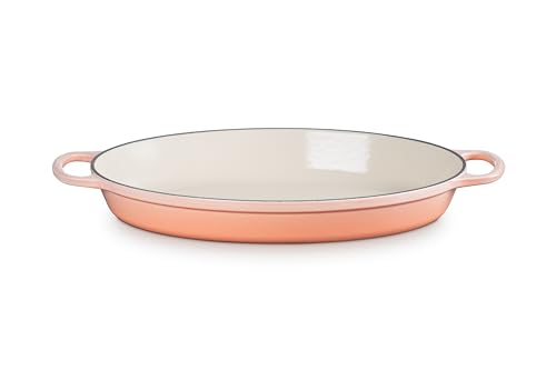 Le Creuset Enameled Cast Iron Signature Oval Baker, 3qt. Sea Salt