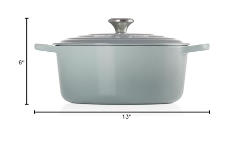 Le Creuset Enameled Cast Iron Signature Round Dutch Oven, 5.5 qt., Cerise