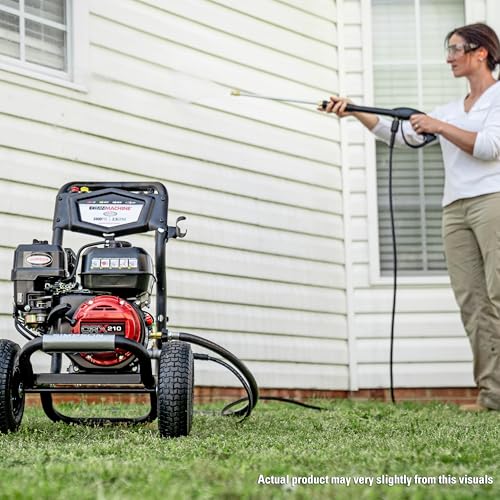 Simpson Cleaning 3400 PSI Gas Pressure Washer, 2.5 GPM Power Washer for Residential Use, CRX Engine, 25-Foot MorFlex Hose, Clean Machine
