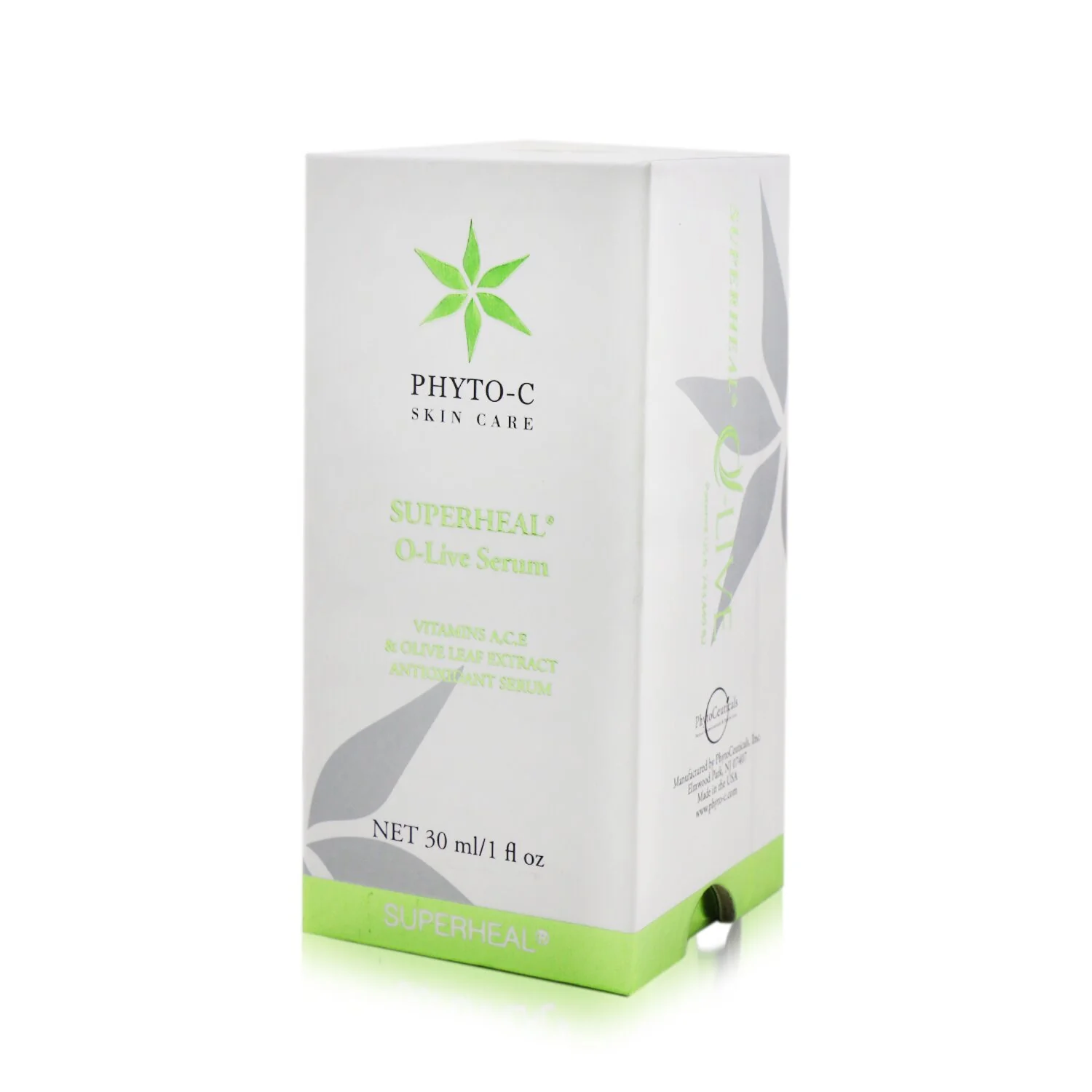 Phyto-C Superheal O-Live Serum (Vitamins A,C,E & Olive Leaf Extract Antioxidant Serum) 30ml/1oz