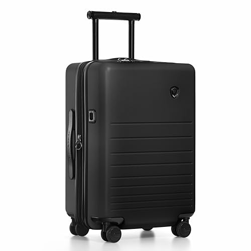 Traveler's Choice Markham Hardside Expandable Luggage with Double Spinner Wheels, Carry-On 21-Inch Suitcase, Green