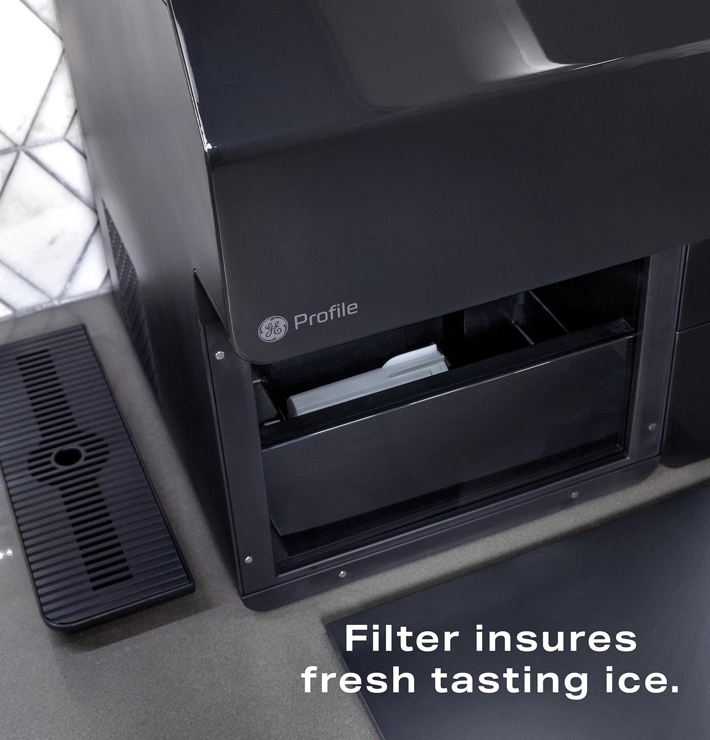 GE Profile Opal Ice Dispenser | Countertop Nugget Ice Maker with Ice Dispenser & 1-Gallon Side Tank | Ice Machine with WiFi Connectivity | Smart Home