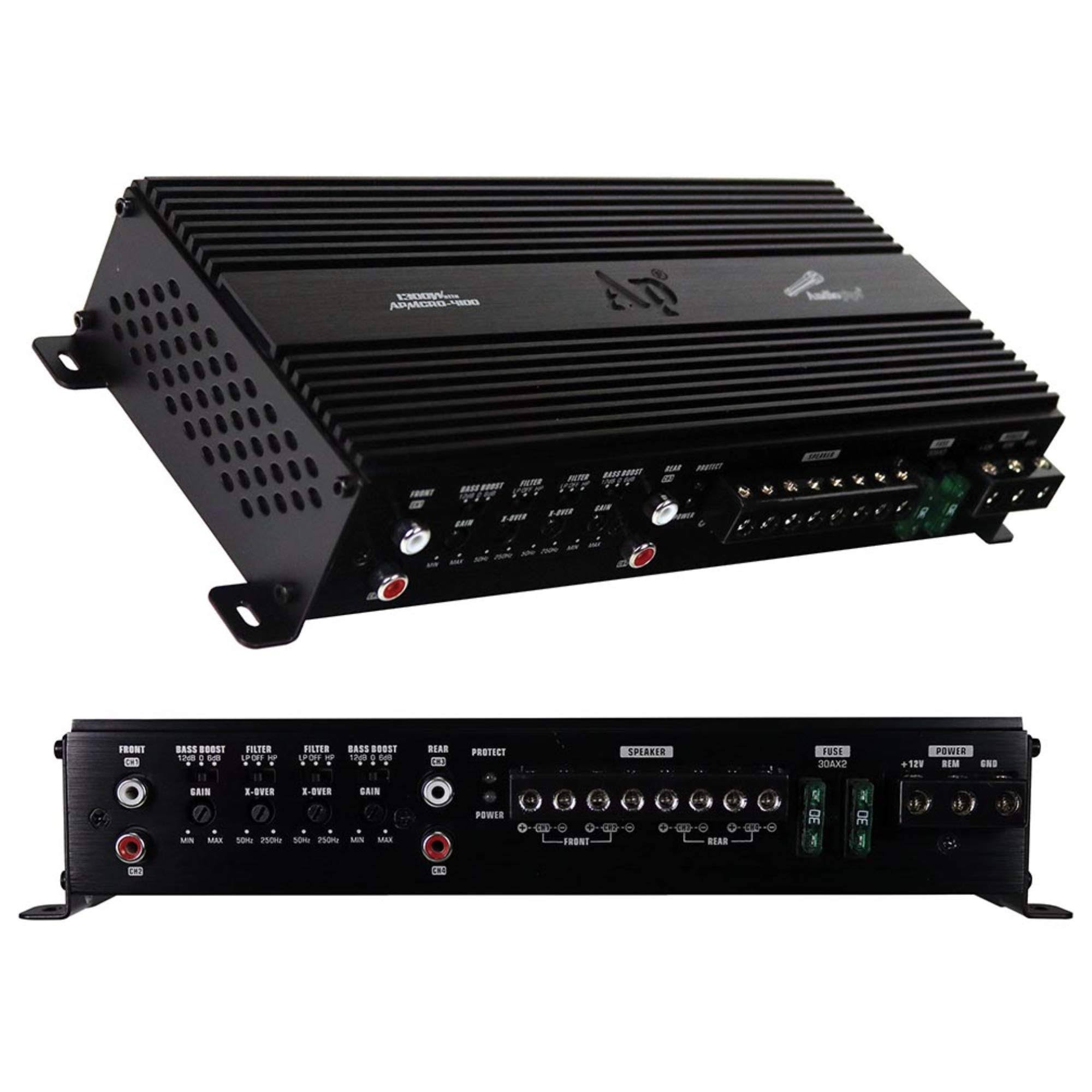 Audiopipe Apmcro-4100 Micro 4 Channel Amplifier - 1300W