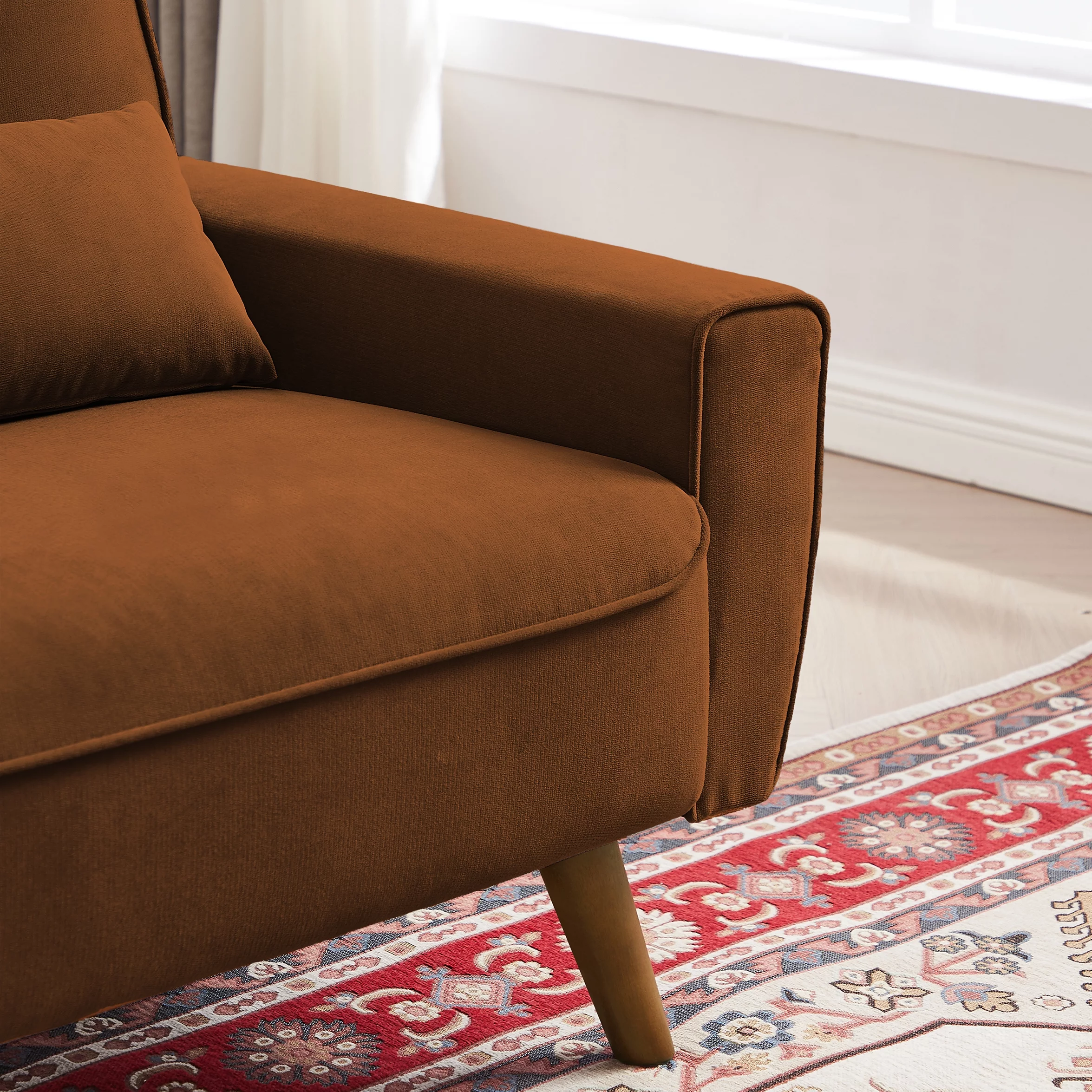 Jarenie 47" Small Modern Loveseat Sofa