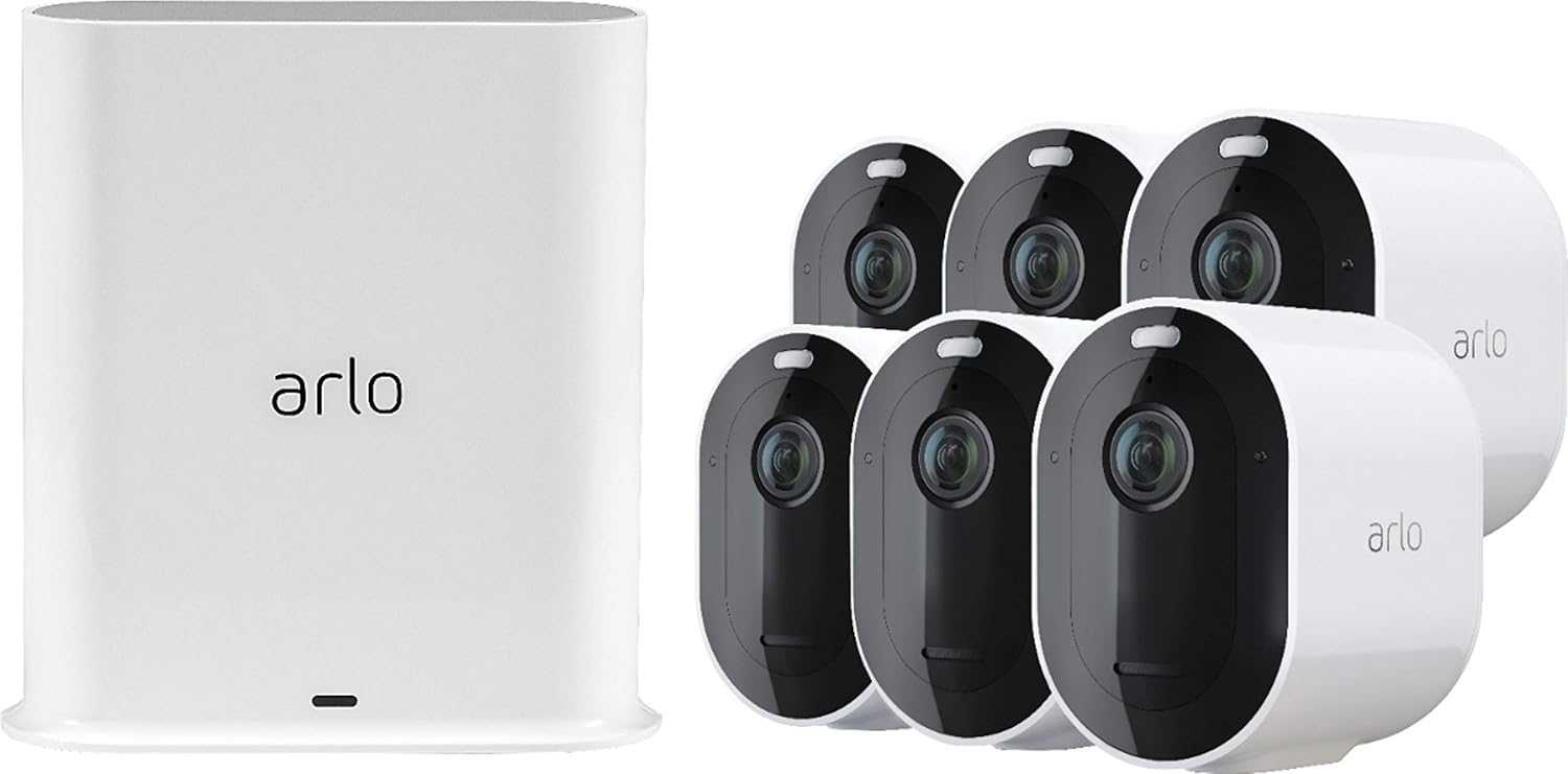 Arlo Pro 3 Spotlight Camera - 2 Camera Security System - Wireless, 2K Video & HDR, Color Night Vision, 2 Way Audio, 160° View, Wire-Free