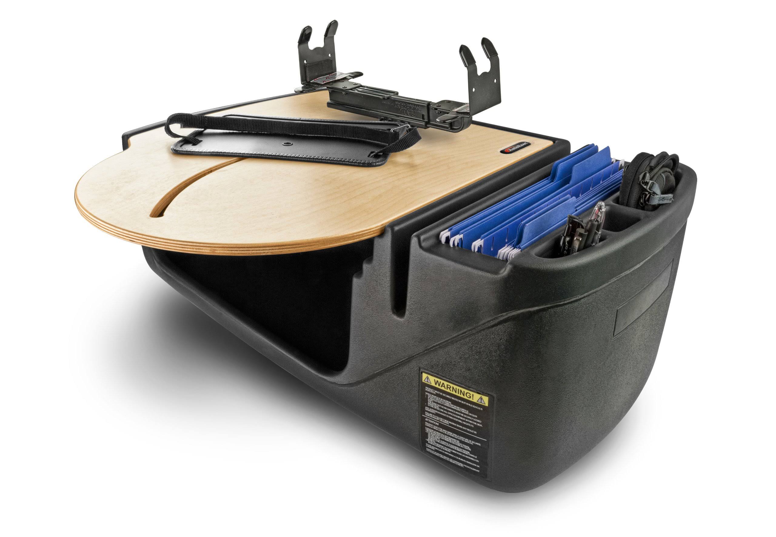 AutoExec Roadmaster Car Desk with Built-in Power Inverter and Printer Stand - Elite