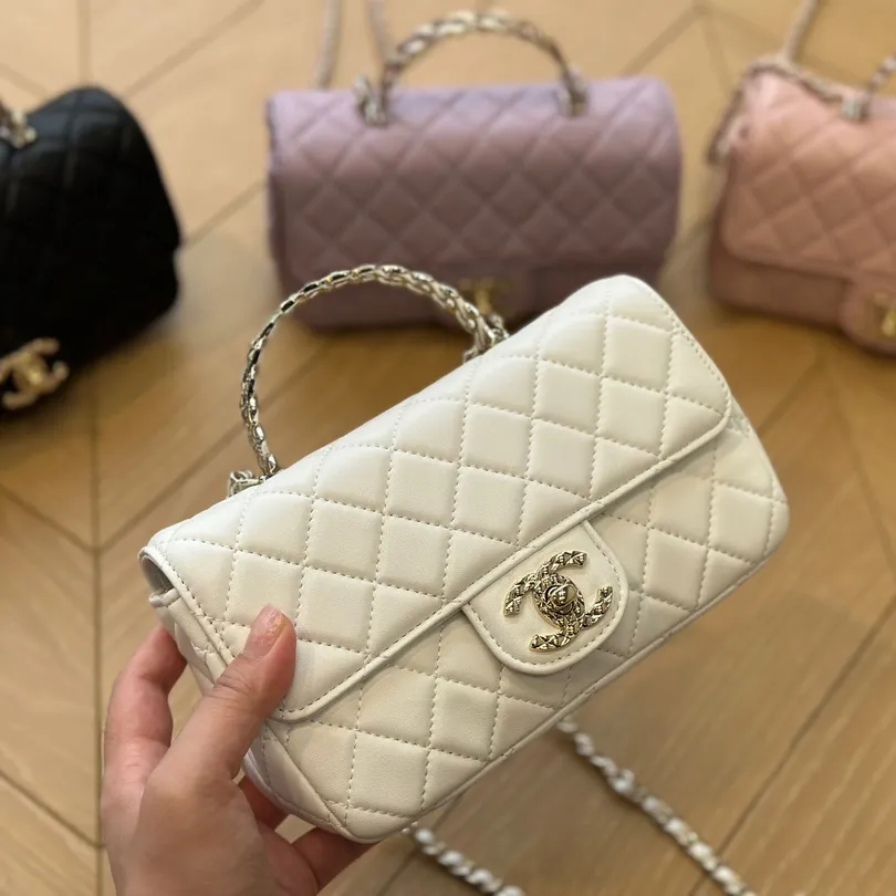 Mini Flap Bag with Top Handle