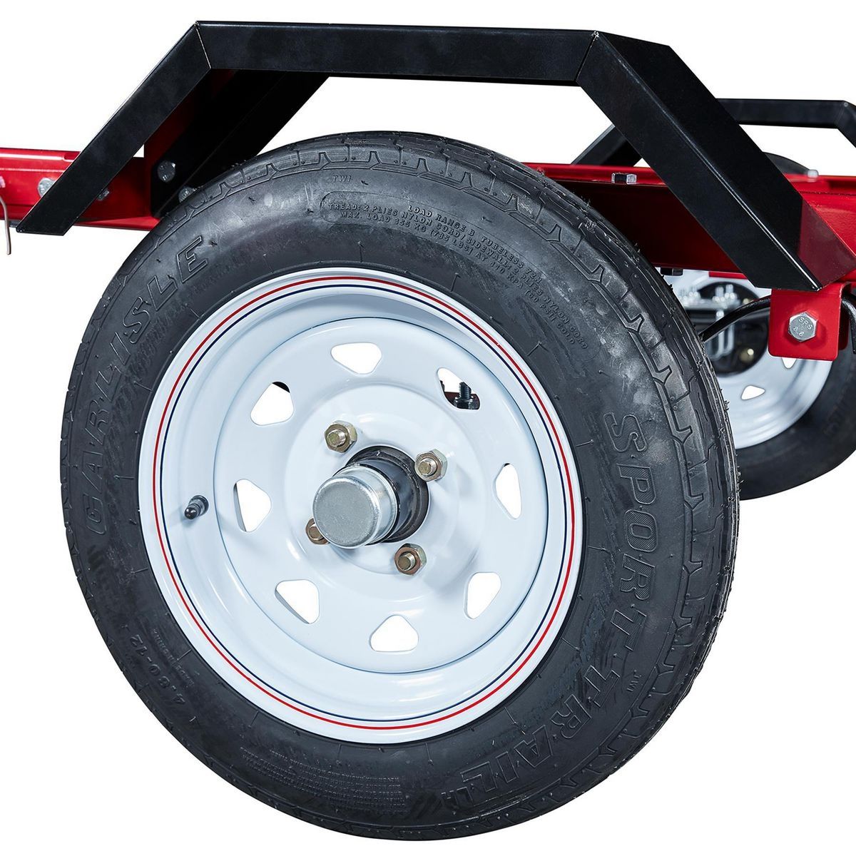 HAUL-MASTER 1090 lb. Capacity 3 ft. 4 in. x 4 ft. Utility Trailer
