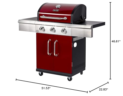 Dyna-Glo 3 Burner Red LP Gas Grill