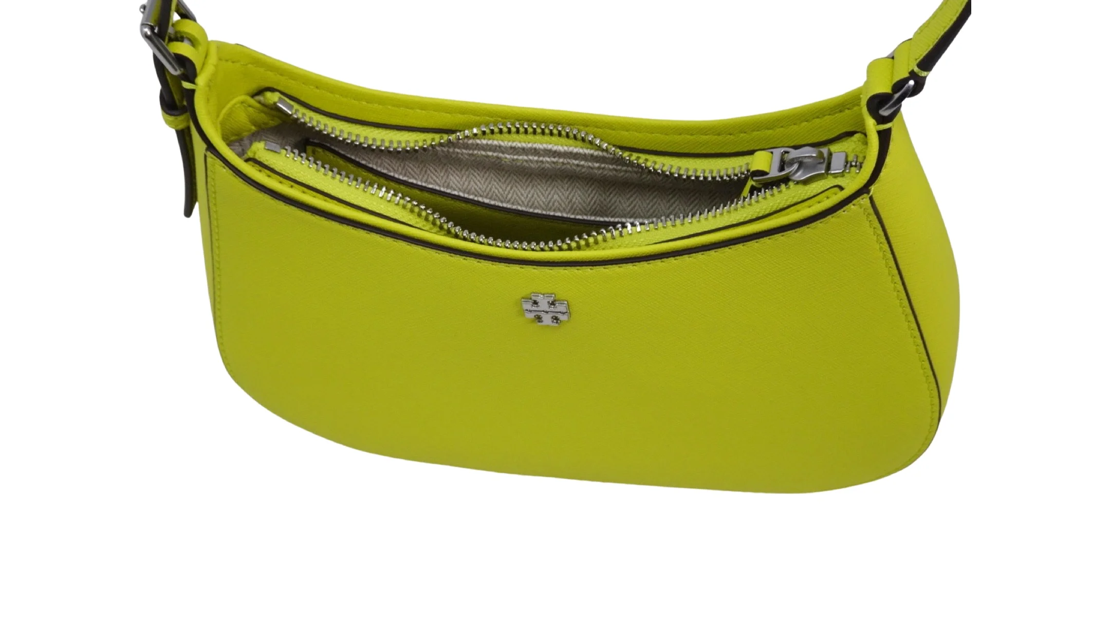 Tory Burch Women's Emerson Soft Saffiano Leather Zip Small Shoulder Bag (Tuscan Yellow)