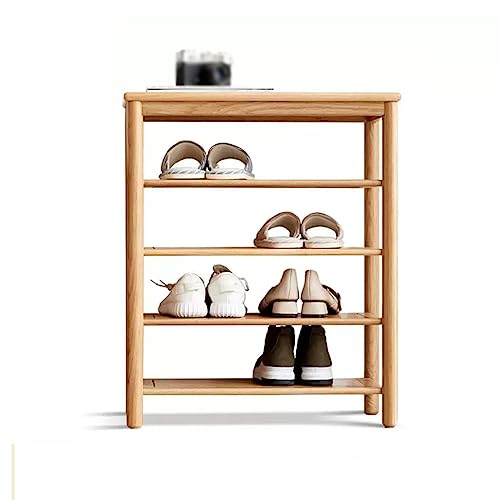 Hallway Storage Bench Shoe Bench Wooden Shoe Rack Home Multi-layer Storage Rack Living Room Small Shelf Rack Door Simple Narrow Shoe Cabinet Hallway