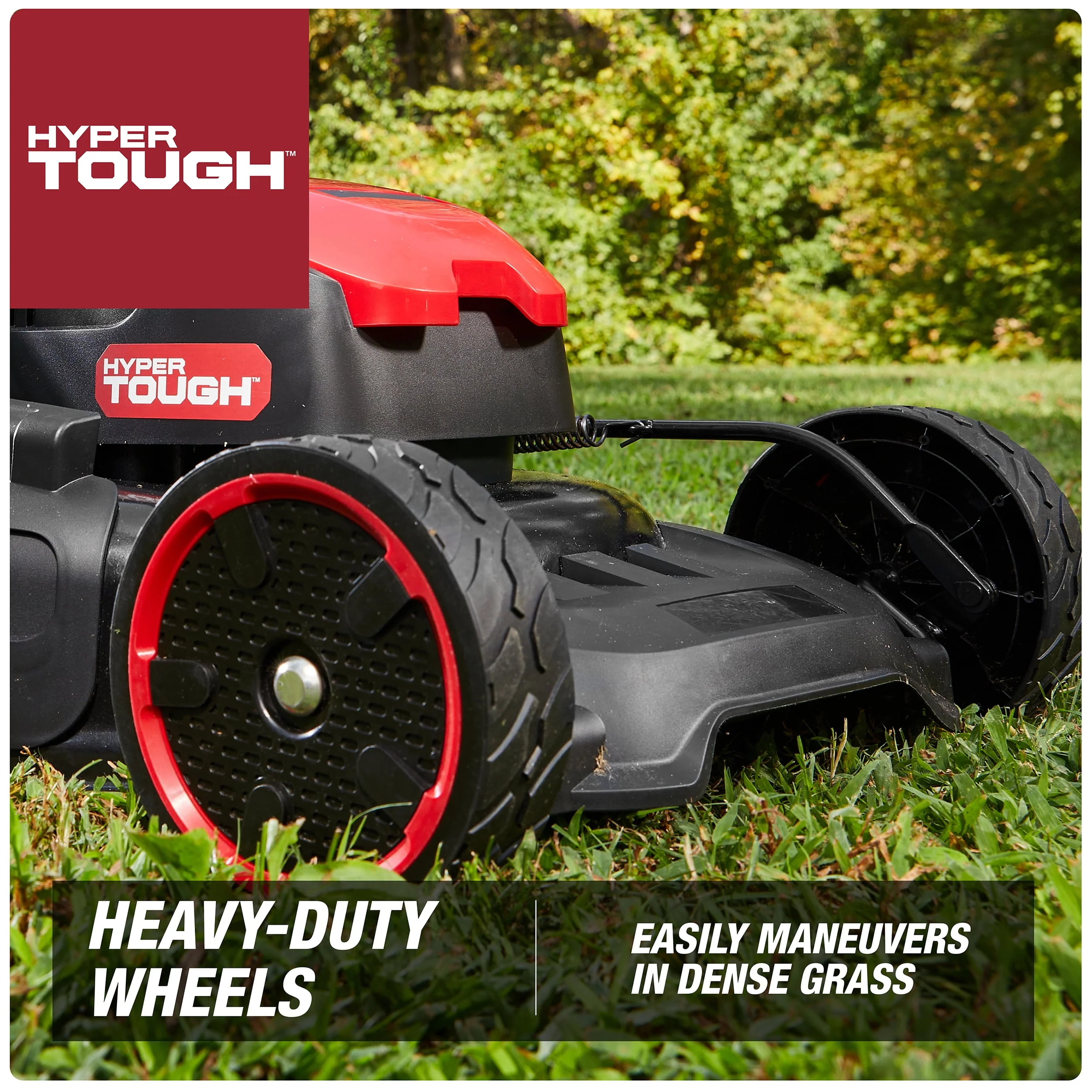 Hyper Tough 20 13A Corded Electric Push Walk-behind Lawn Mower, Bag collection, Mulching, Side-discharging
