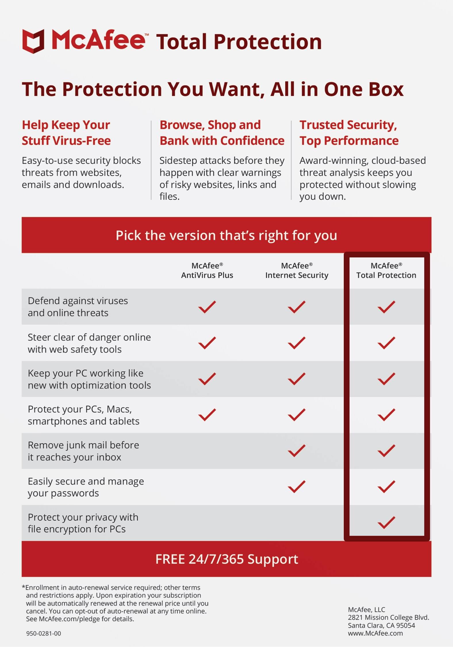 McAfee Total Protection (10 Devices) (1-Year Subscription) Android|Mac