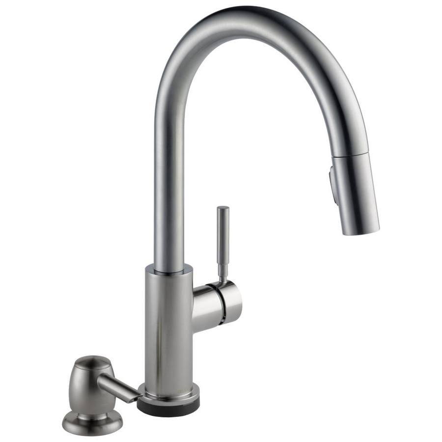 Delta Trask 19933T-SPSD-DST 1-Handle Touch2O Kitchen Faucet, Stainless