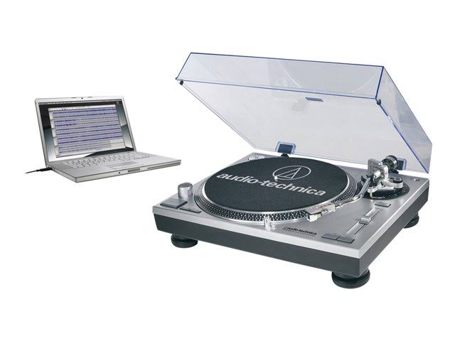 Audio Technica AT-LP120-USB Professional Turntable with Cartridge u0026 Knox