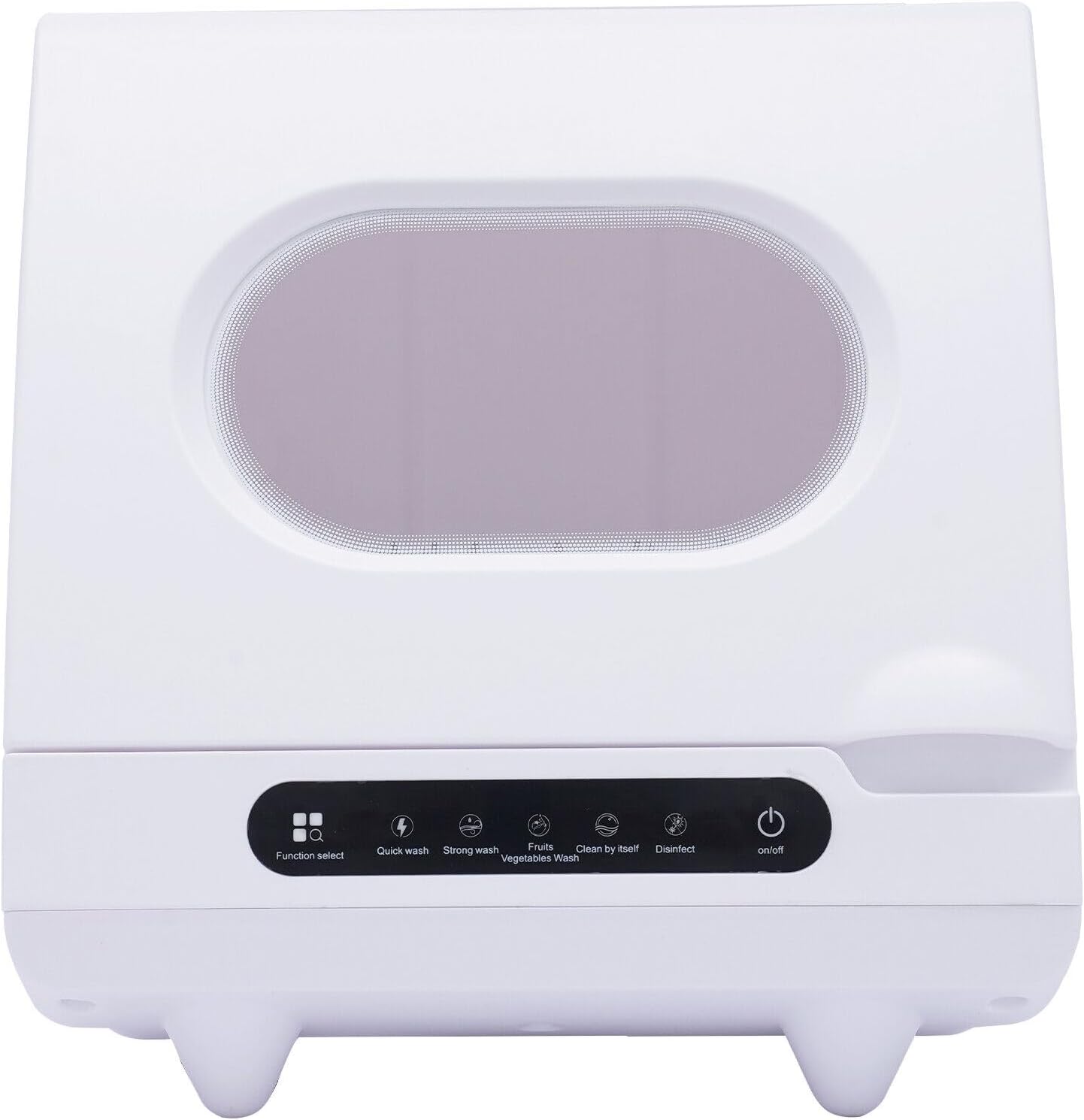 1200W Portable Mini Countertop Dishwasher Compact Dish Washing Machine Freestanding Compact Table Top Dishwasher 5 Wash Programs for Apartments Dorms