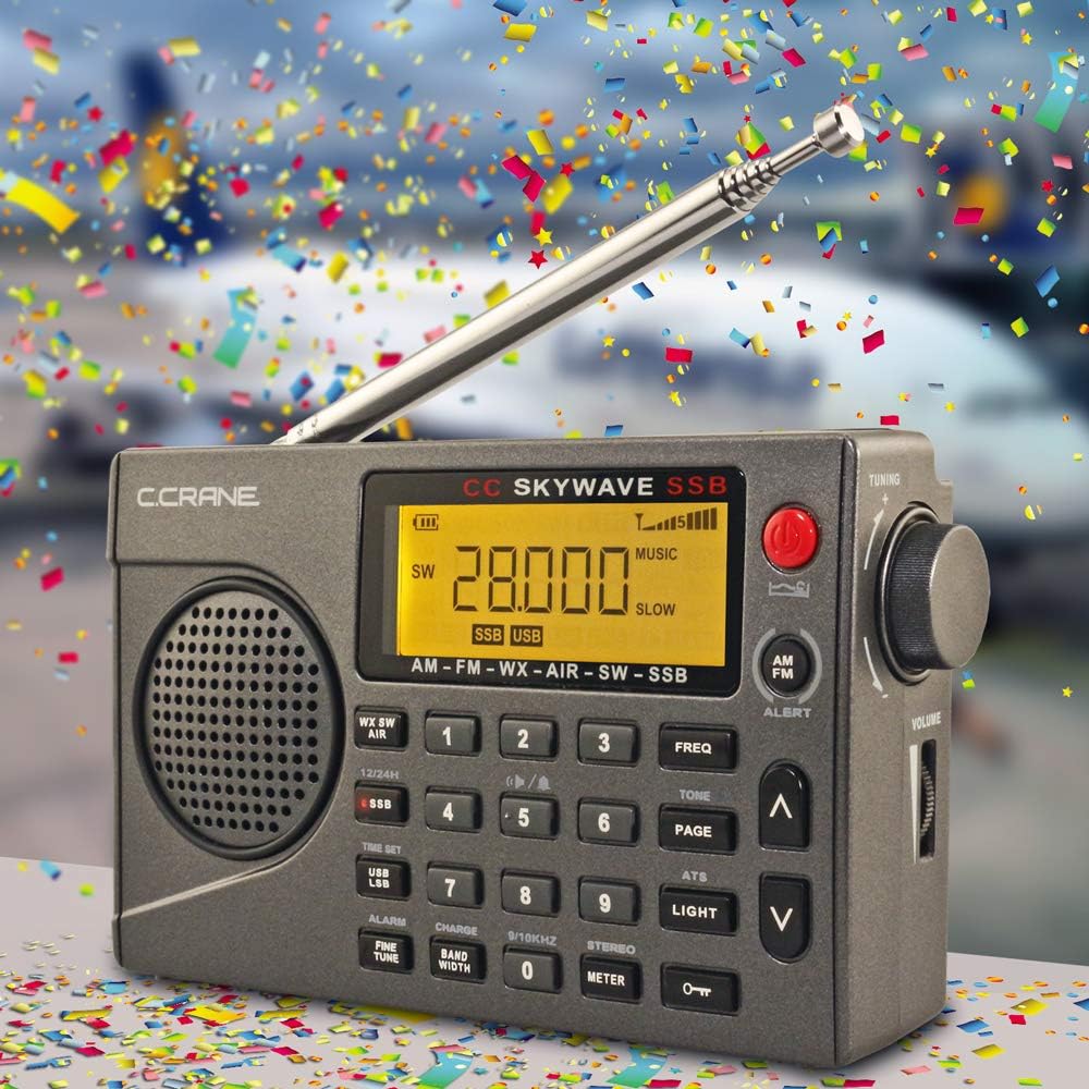 C. Crane CC Skywave SSB AM, FM, Shortwave, NOAA Weather + Alert