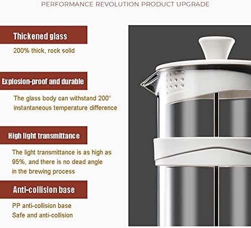 coffee machines Multifunction French Press Coffee Maker with Stainless Steel Filter,Quality Tea Maker, Perfect for Morning Coffee