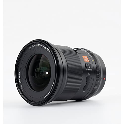 Viltrox AF 16mm F1.8 Full Frame Autofocus Camera Lens Built-in LCD Screen Compatible with Sony E-Mount Mirrorless Cameras a7 a7II a7III a7R a7RII