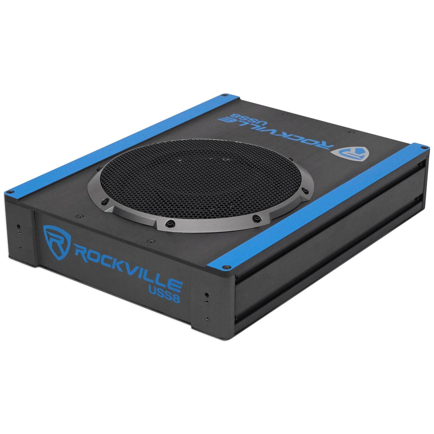 Rockville USS10 10x22 800W Under-seat Powered Car Subwoofer SUB
