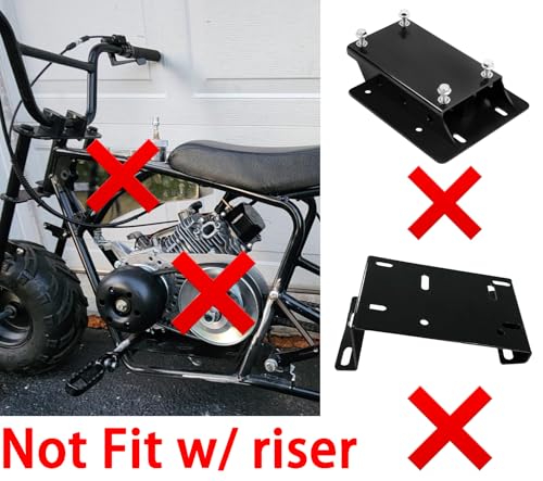 JMCHSTORE Stainless Steel Mini Bike Gas Fuel Tank for Montser Mega moto MMB80 105cc, for Coleman RB100 Realtree RT100