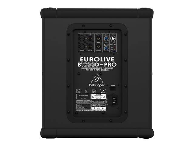 Behringer EUROLIVE B1200D-Pro PA Subwoofer - 12x22