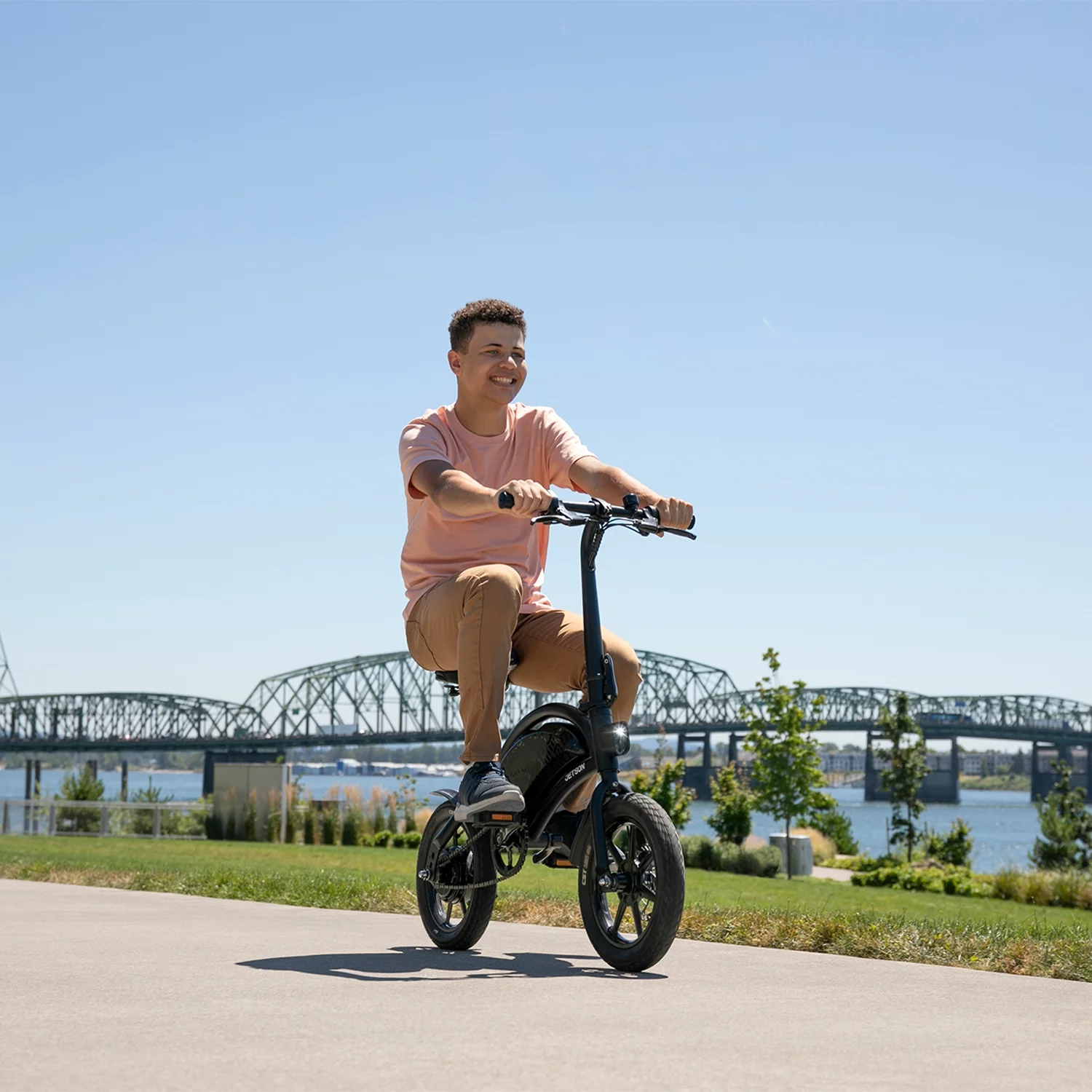 Jetson Bolt Pro Folding Electric Bike, Black, Ages 12+ - Radiant Selections