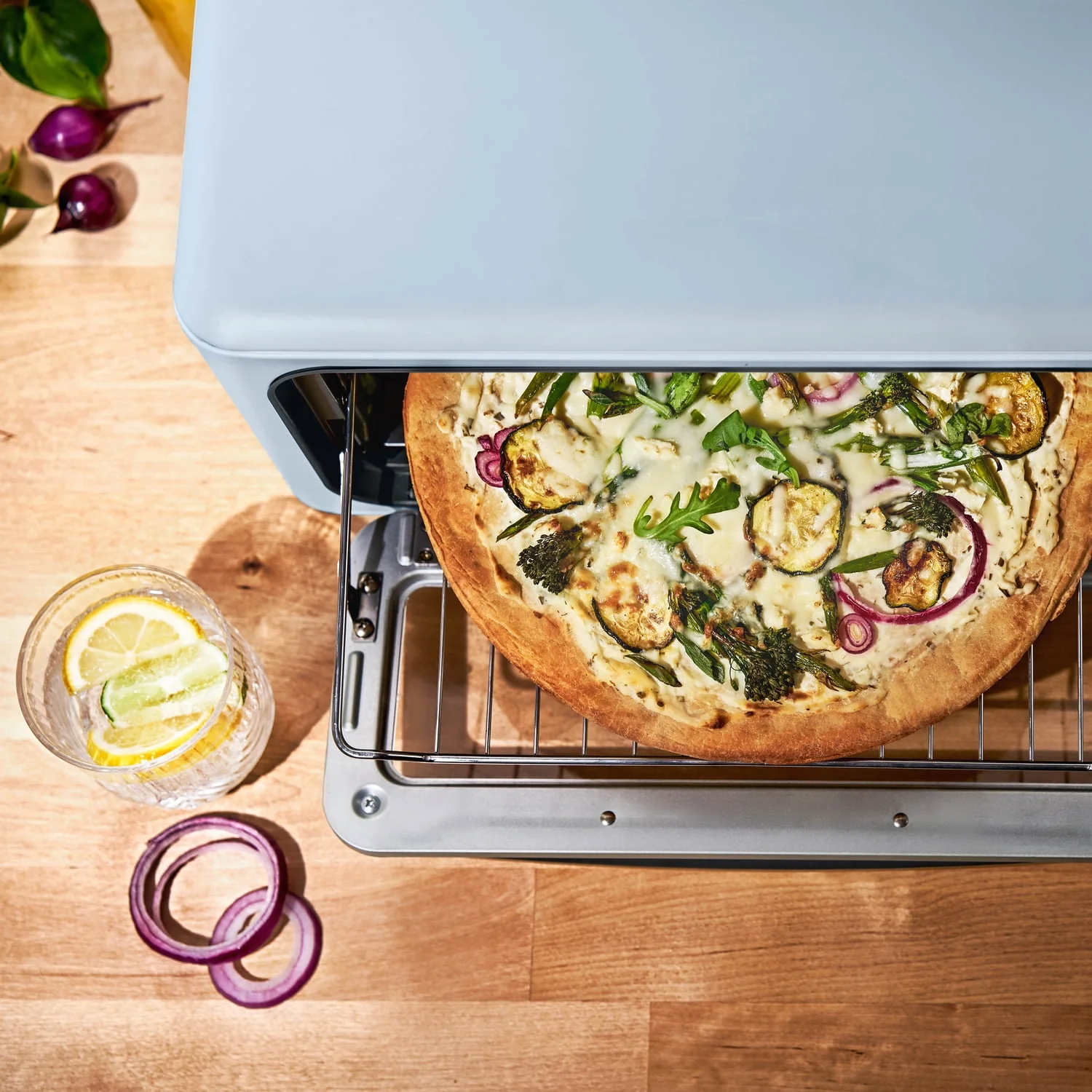 Beautiful Infrared Air Fry Toaster Oven, 9-Slice, 1800 W, Black Sesame by Drew Barrymore