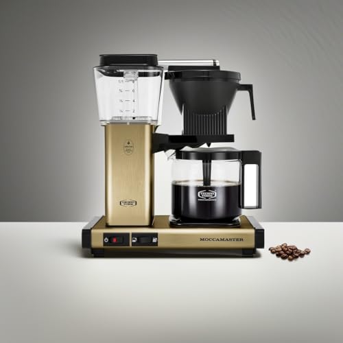 Technivorm Moccamaster 53941 KBGV Select 10-Cup Coffee Maker, Polished Silver, 40 ounce, 1.25l