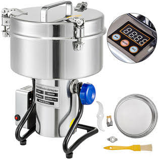 VEVOR Grinding Machine for Grain Electric Grain Grinder 2000g, Powder Grinding Machine